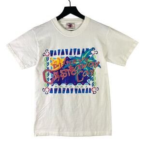 Vintage Disney Castaway‎ Cay Bahamas T-Shirt Unisex S Multicolor Graphic Print